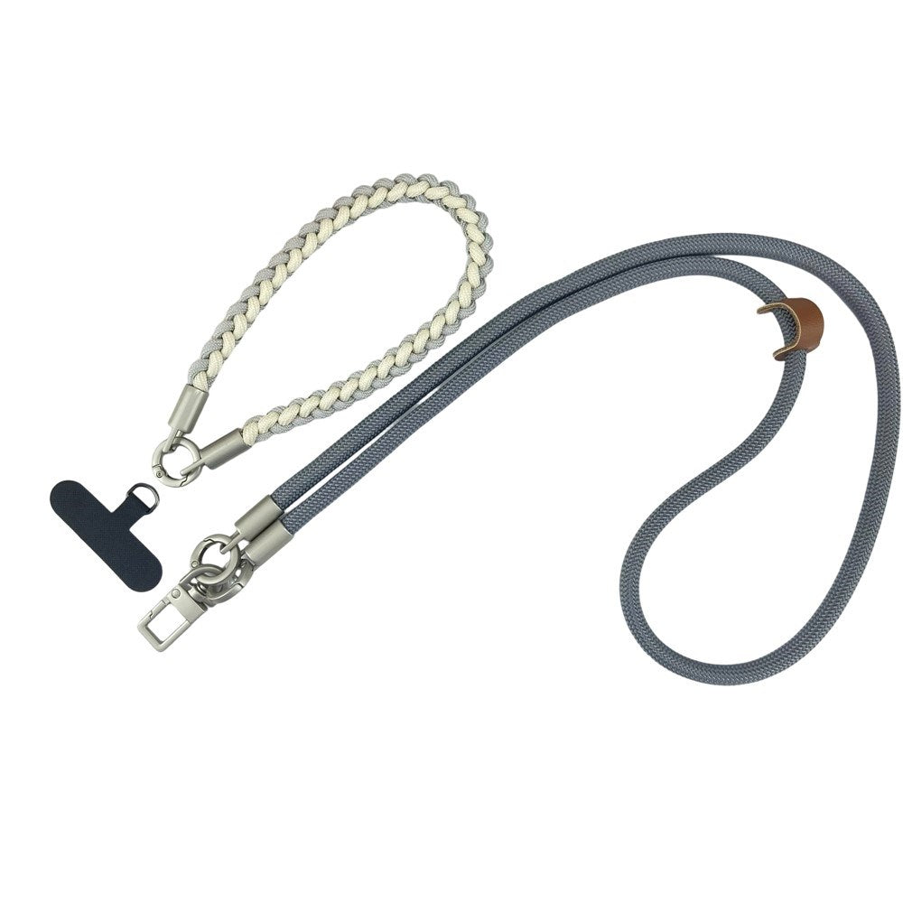 Flettet 3-i-1 Mobil Strop - 90cm / 30cm - Lilla