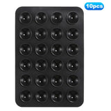 Silikone Sugekop Mobilholder - 10-Pak - Sort