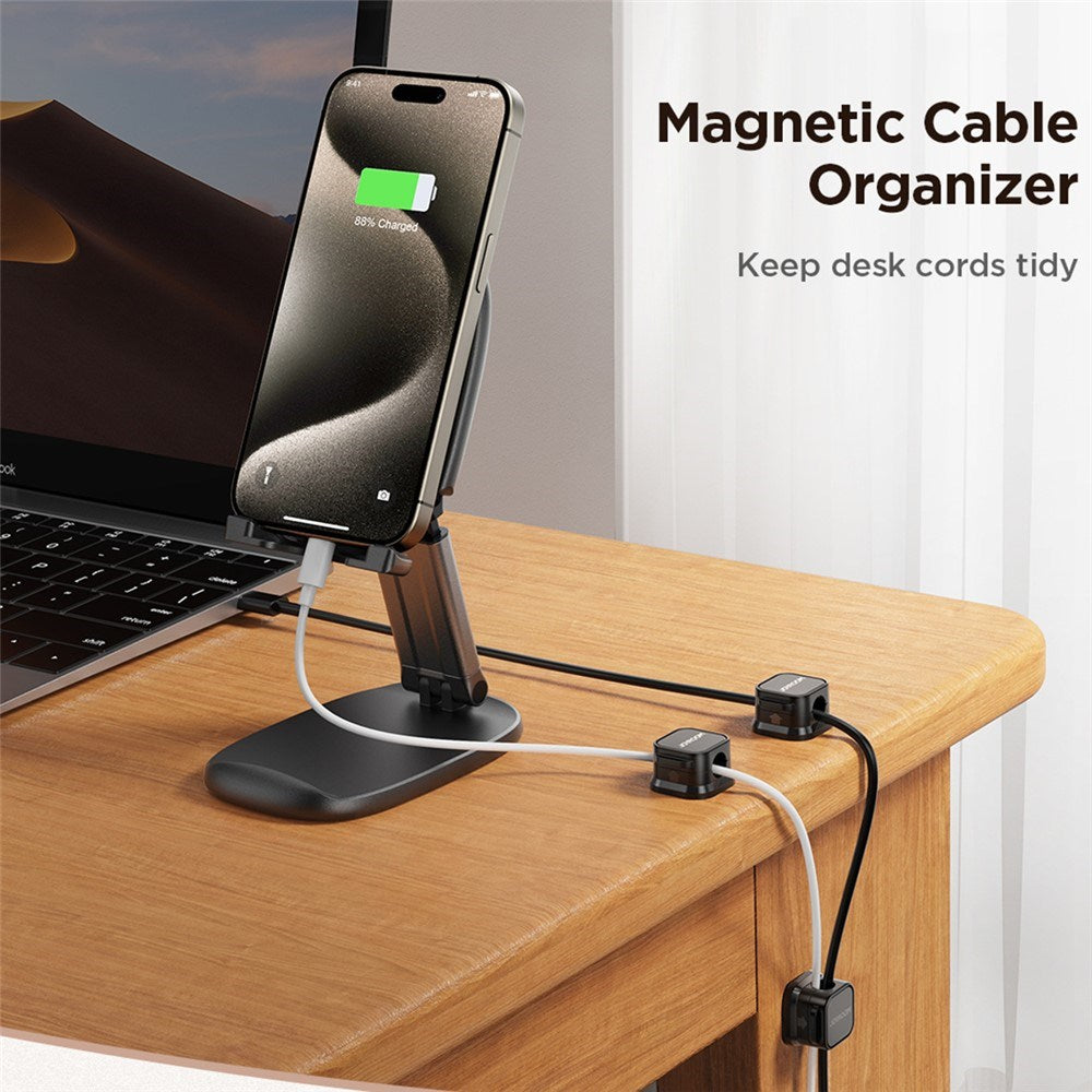 Magnetisk Kabelholder JOYROOM - 3 stk - Hvid