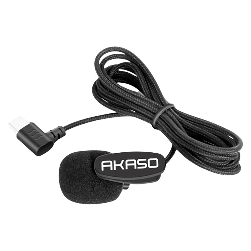 AKASO Brave 7 / 8 USB-C Mikrofon til Action Kamera - Sort