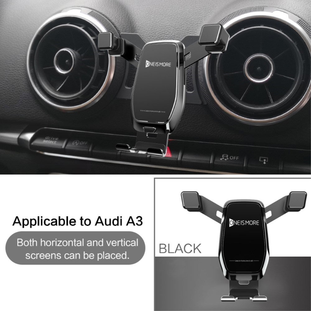 Mobilholder til Audi A3 / S3 (2014 - 2020) - Sort