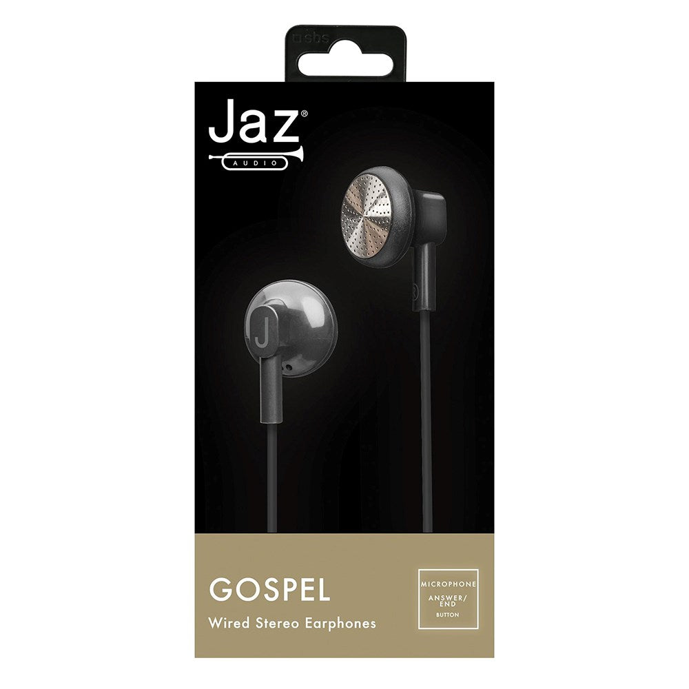 Jaz Gospel Stereo Øretelefoner In-Ear m. Jackstik 3.5mm - Sort