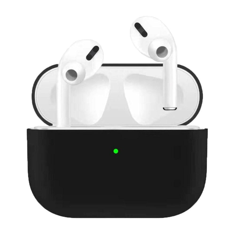 Apple Airpods Pro Charging Case Ultra Tyndt Silikone Cover - Sort