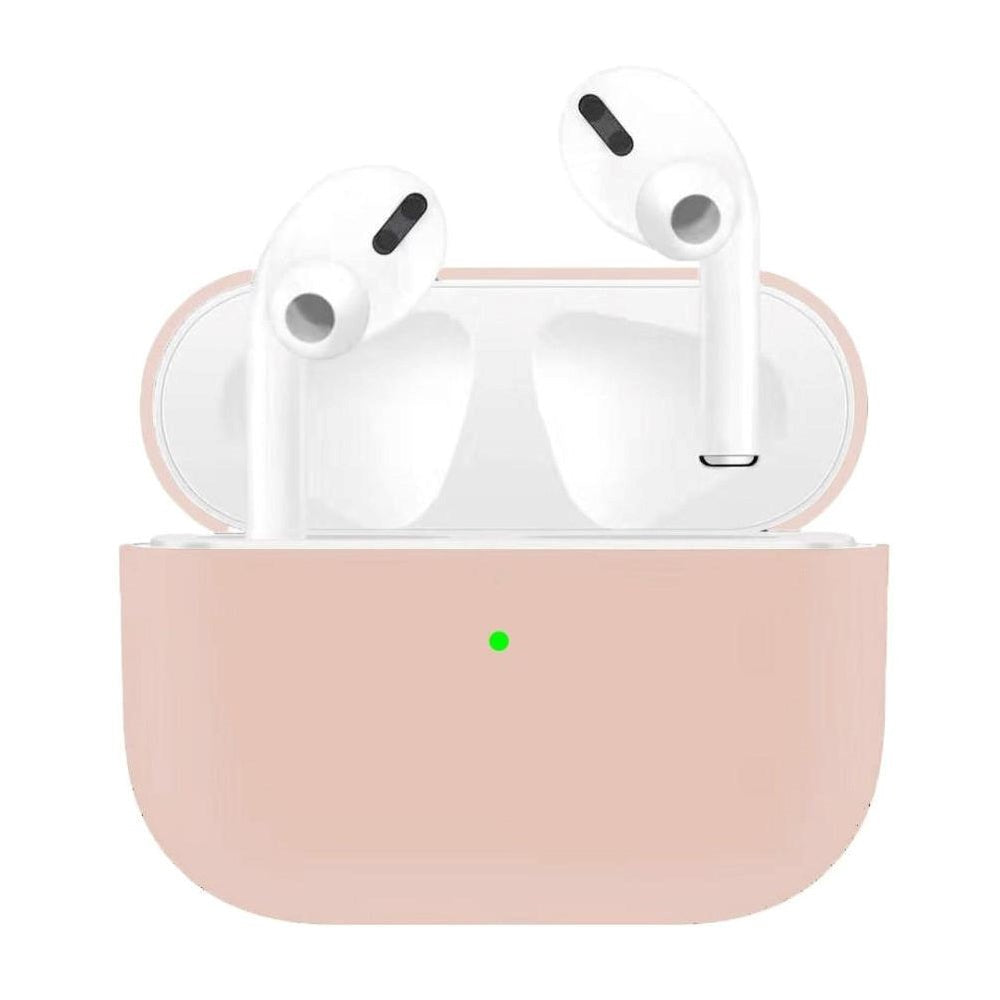 Apple Airpods Pro Charging Case Ultra Tyndt Silikone Cover - Lyserød