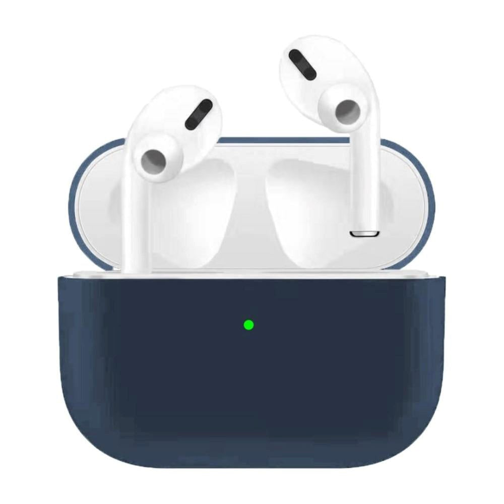 Apple Airpods Pro Charging Case Ultra Tyndt Silikone Cover - Blå