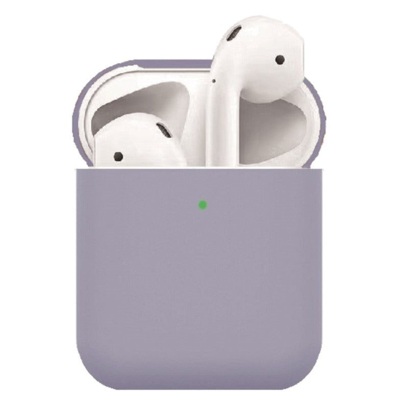 Apple AirPods (1. & 2. gen.) Tyndt Silikone Cover - Lavendel