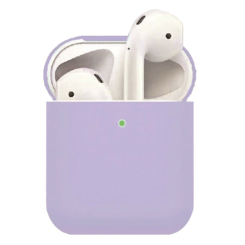 Apple AirPods (1. & 2. gen.) Tyndt Silikone Cover - Lilla