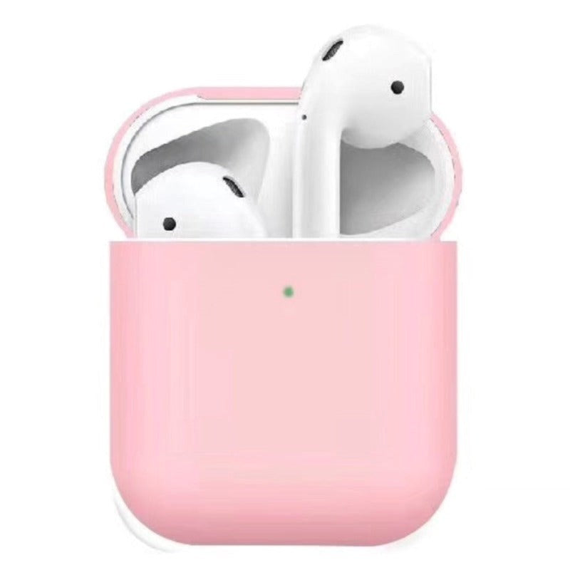 Apple AirPods (1. & 2. gen.) Tyndt Silikone Cover - Lyserød