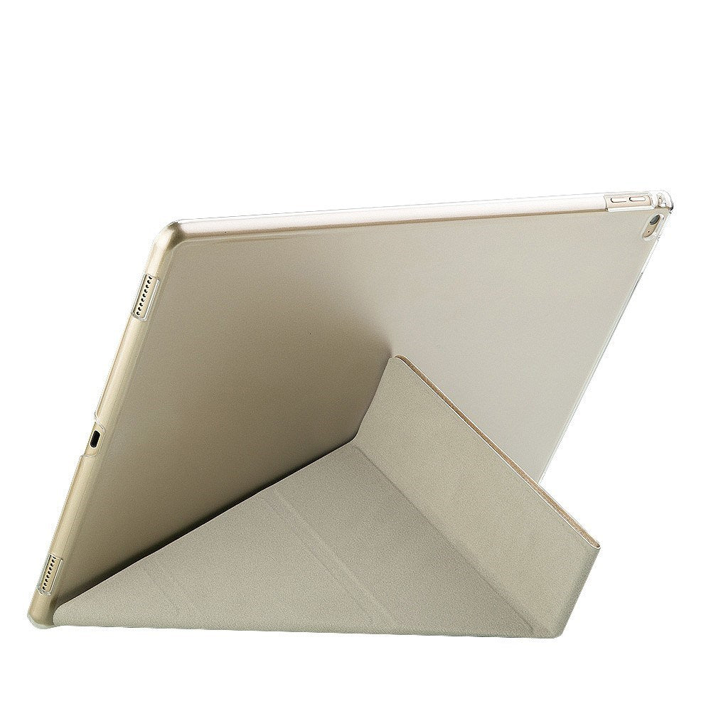 iPad Pro 12.9" (2015) Origami Smart Kunstlæder Tablet Flip Cover - Guld