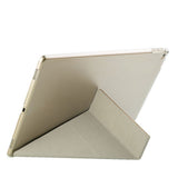 iPad Pro 12.9" (2015) Origami Smart Kunstlæder Tablet Flip Cover - Guld