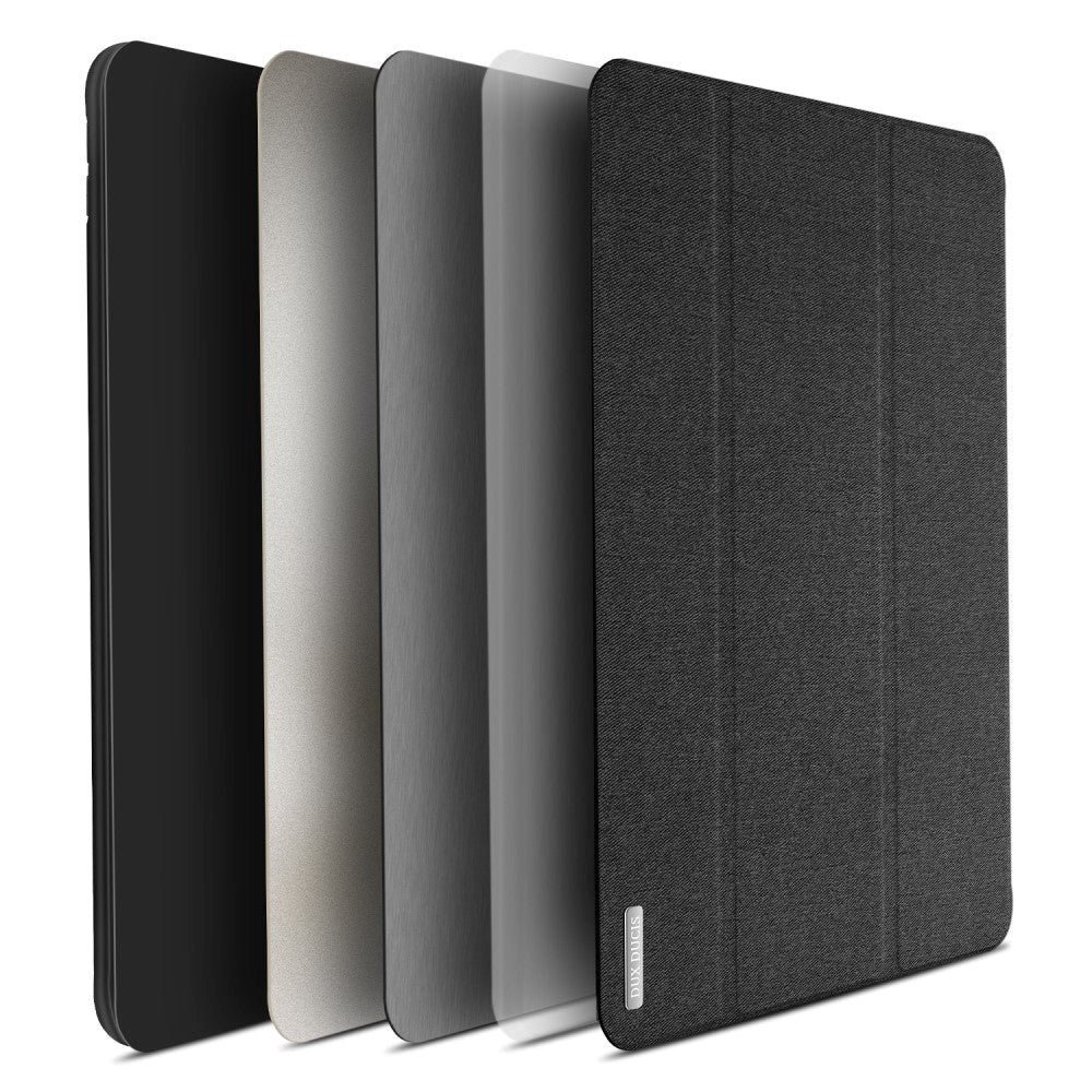 iPad Pro 12.9" (2017) Stof Tekstur Cover - DUX DUCIS DOMO Series Quality Case - Sort