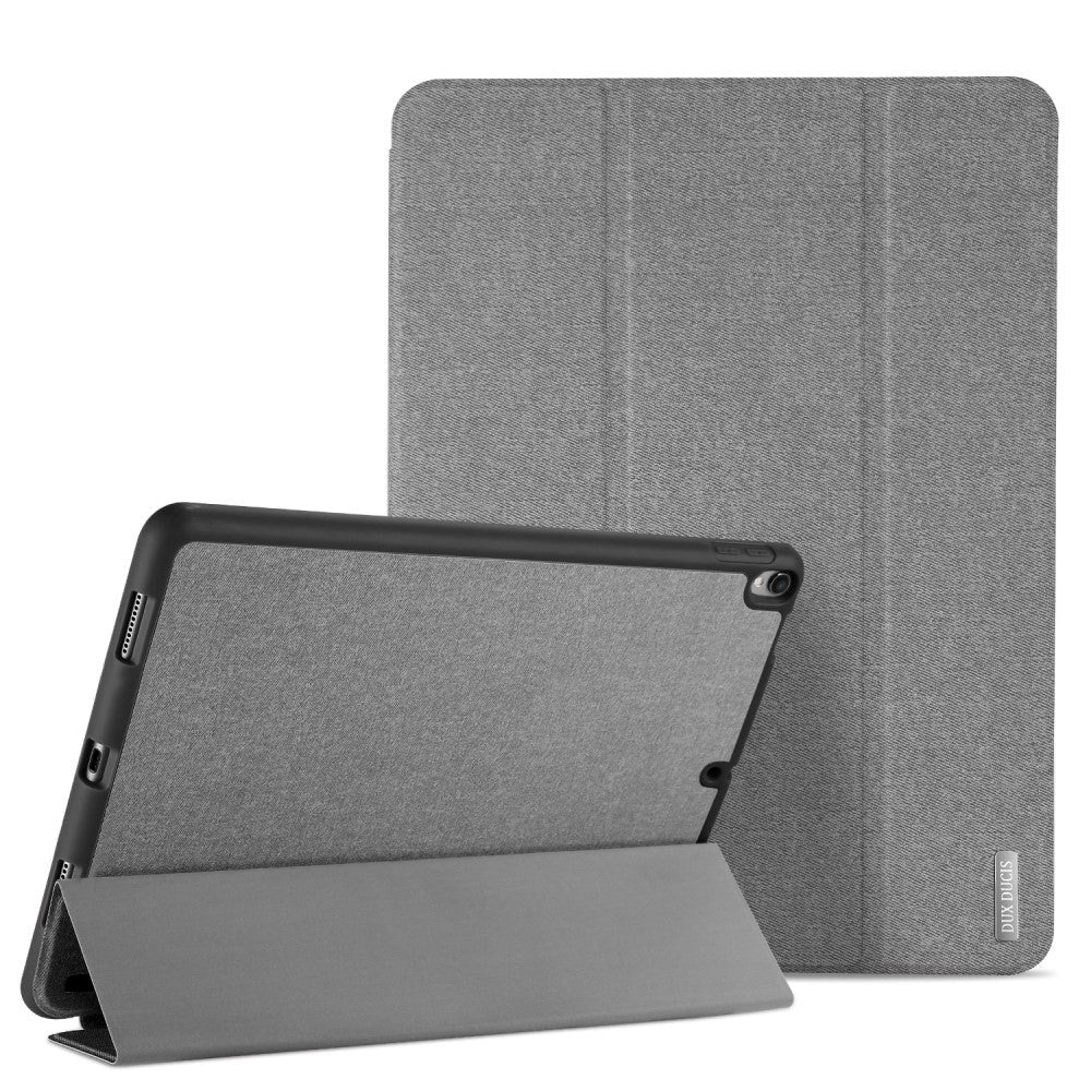 iPad Pro 12.9" (2017) Stof Tekstur Cover - DUX DUCIS DOMO Series Quality Case - Grå