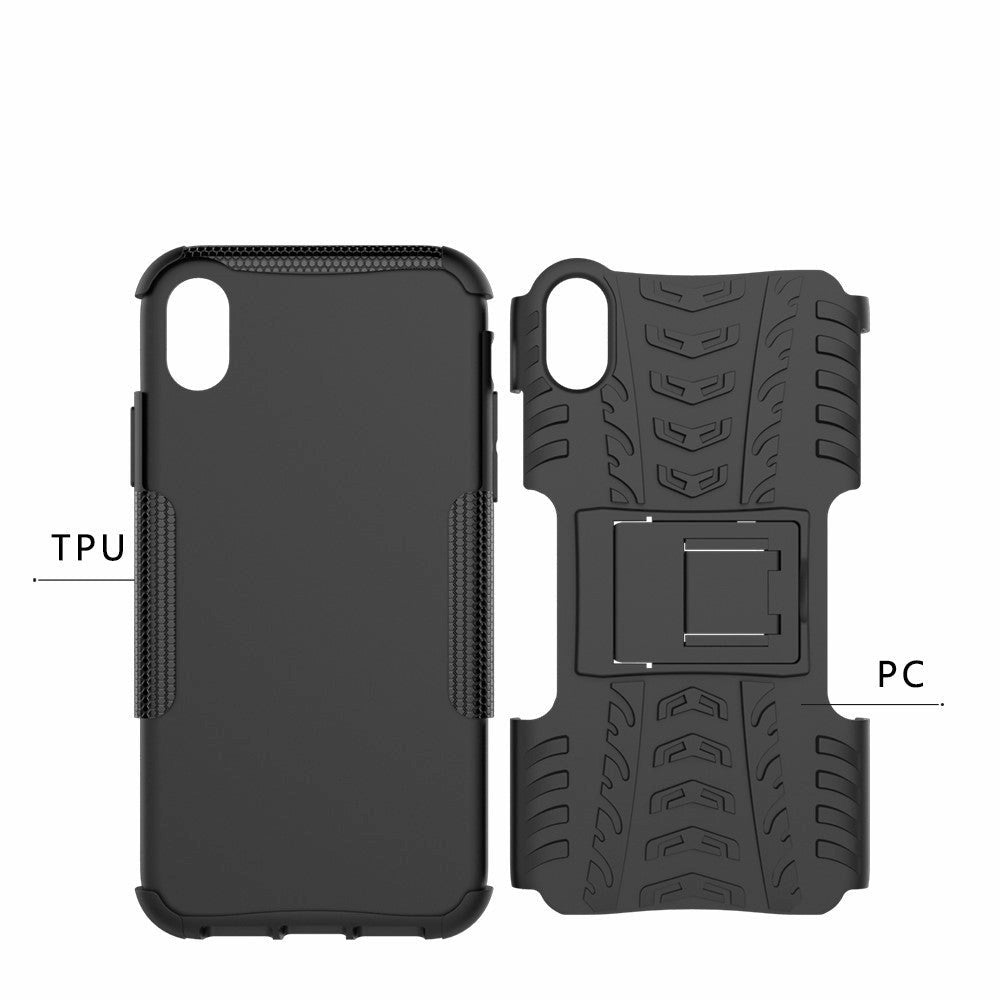 iPhone XR Cool Tyre Håndværkercover m. Stander Sort