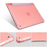 iPad 9.7 (2018-2017) / iPad Air / iPad Air 2 Tri-Fold Flip Cover m. Fleksibel Bagside - Rose Gold