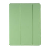 iPad 9.7 (2018-2017) / iPad Air / iPad Air 2 Tri-Fold Flip Cover m. Fleksibel Bagside - Grøn