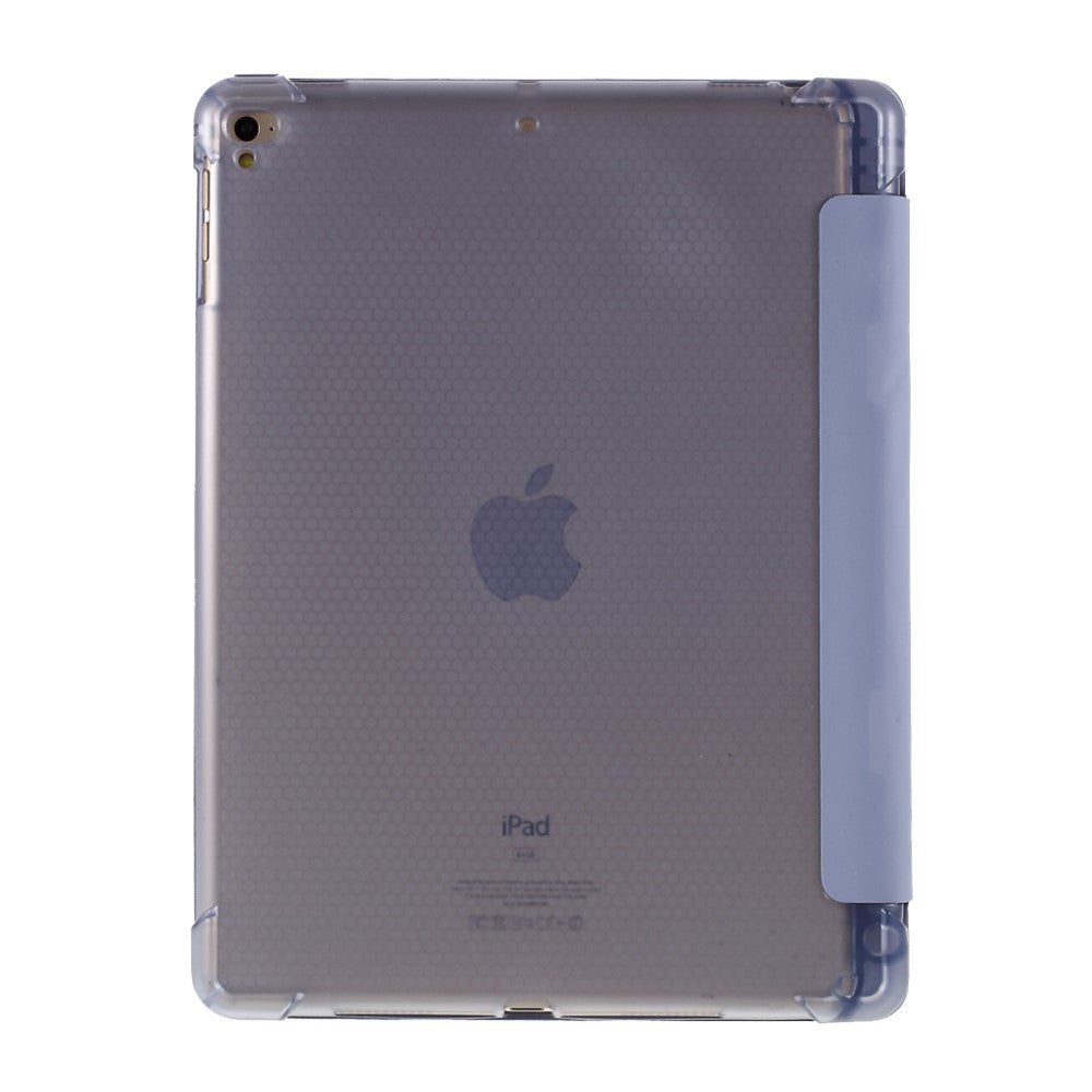 iPad 9.7 (2018-2017) / iPad Air / iPad Air 2 Tri-Fold Flip Cover m. Fleksibel Bagside - Lavendel