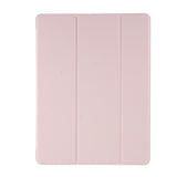 iPad 9.7 (2018-2017) / iPad Air / iPad Air 2 Tri-Fold Flip Cover m. Fleksibel Bagside - Lyserød