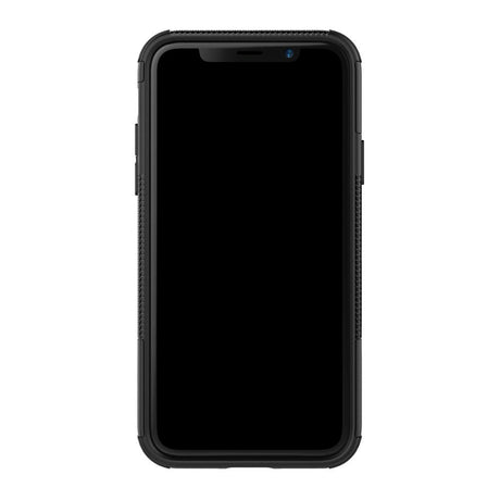 iPhone X / XS Håndværker Bagsidecover m. Stand - Sort