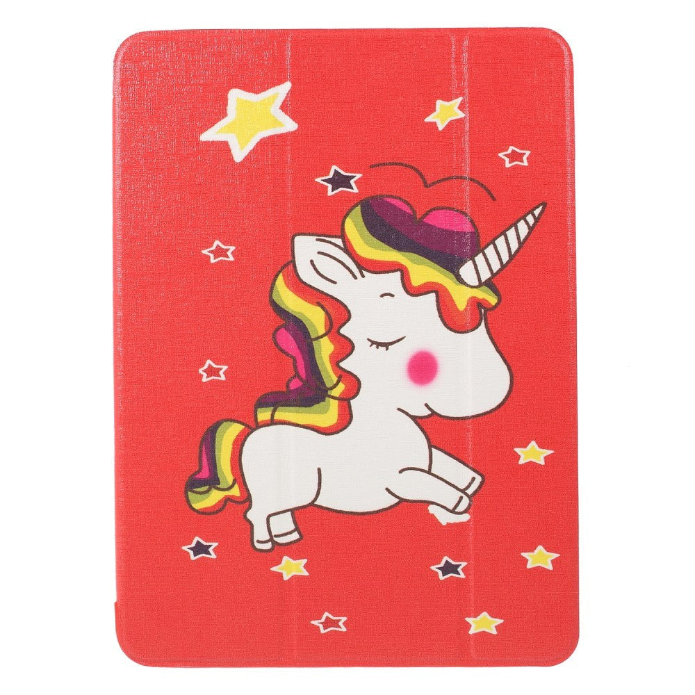 iPad Pro 11" (2018) Læder Cover m. Tri-fold Stand - Unicorn