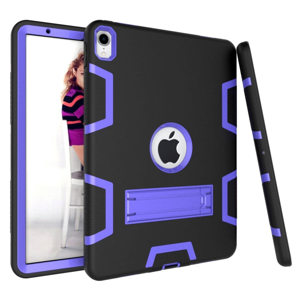 iPad Pro 11" (2018) Shock-proof Hybrid Case m. Standerfunktion - Sort / Lilla