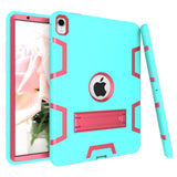 iPad Pro 11" (2018) Shock-proof Hybrid Case m. Standerfunktion - Cyan / Pink