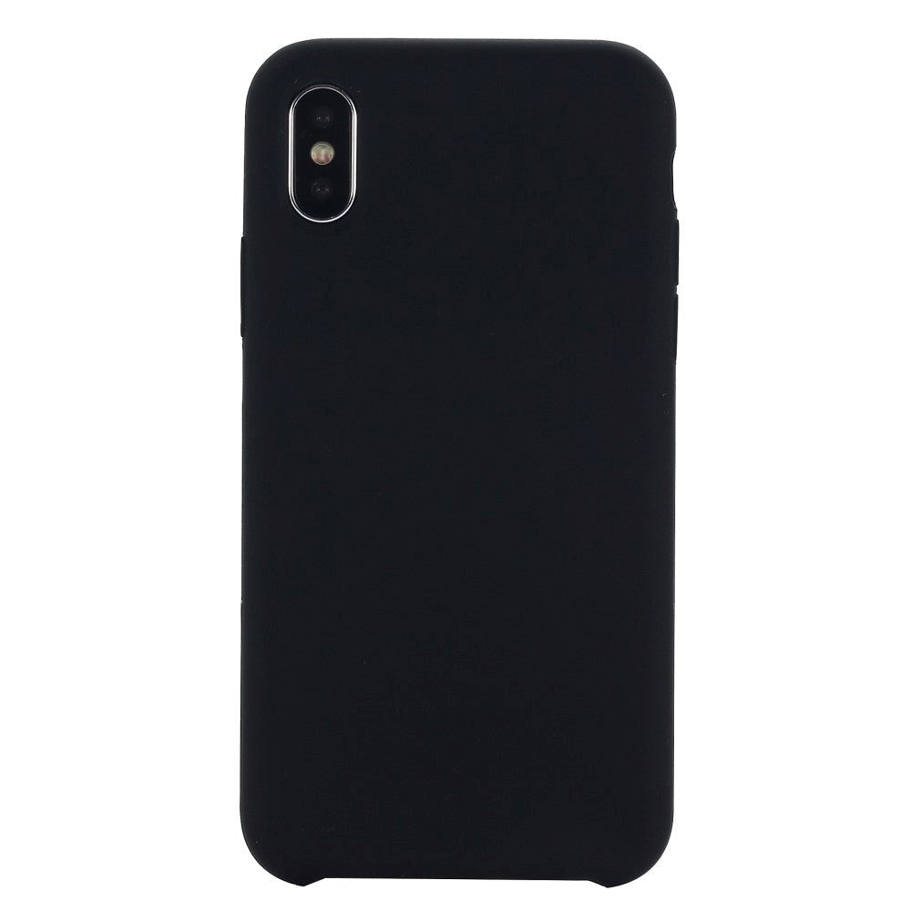 iPhone X / XS Soft Silicone Cover - Sort Vol. 2