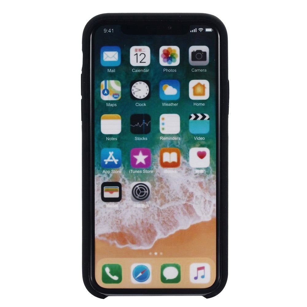 iPhone X / XS Soft Silicone Cover - Sort Vol. 2