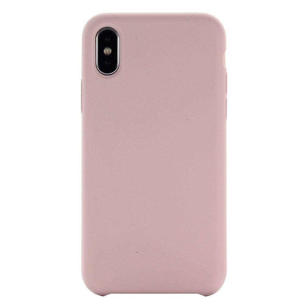 iPhone X / XS Soft Silicone Cover - Lyserød Vol. 2