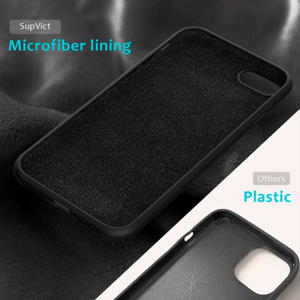 iPhone 7 / 8 / SE (2020 / 2022) Soft Silicone Cover - Sort Vol. 2