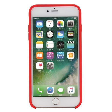 iPhone 7 / 8 / SE (2020 / 2022) Soft Silicone Cover - Rød Vol. 2