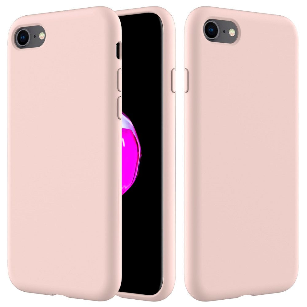 iPhone 7 / 8 / SE (2020 / 2022) Soft Silicone Cover - Lyserød Vol. 2