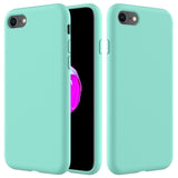 iPhone 7 / 8 / SE (2020 / 2022) Soft Silicone Cover - Cyan Vol. 2