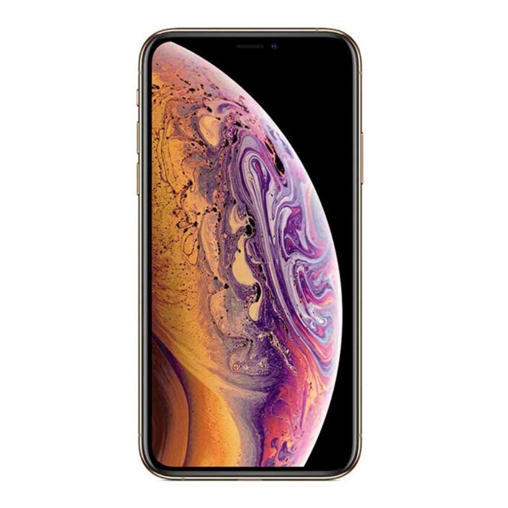 iPhone XS Max NXE Fleksibelt Fashion Cover m. Glasbagside - Blå