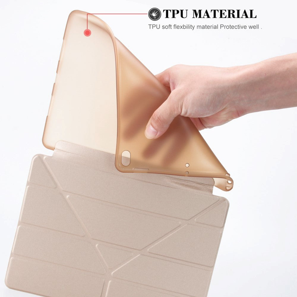 iPad Air (2019) / iPad Pro 10.5" Cover - Fleksibelt Origami Cover - Guld