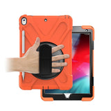 iPad Air (2019) Håndværker Cover m. 360⁰ Ståfunktion & Håndholder - Orange