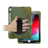 iPad Air (2019) Håndværker Cover m. 360⁰ Ståfunktion & Håndholder - Camouflage