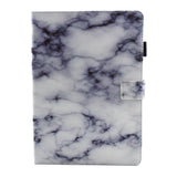 iPad Air (2019) / iPad Pro 10.5" Cover - Marble Style Læder Cover - Hvid