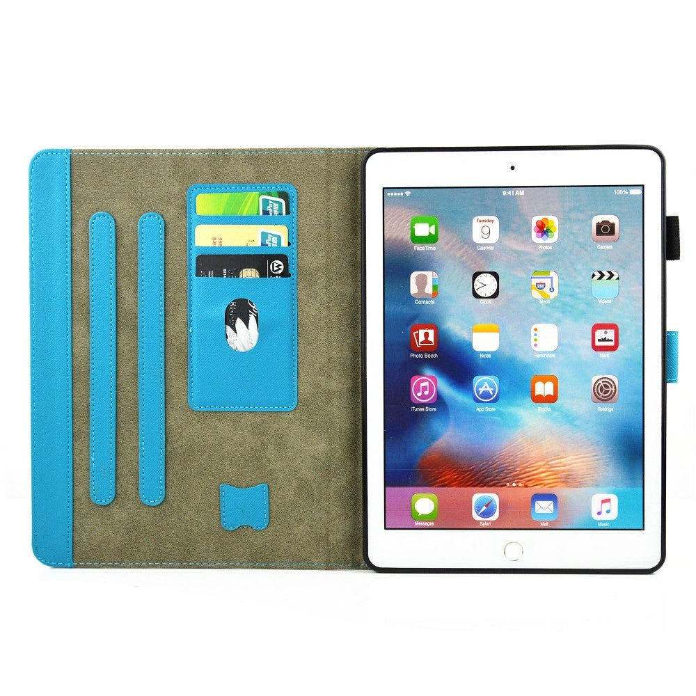 iPad Air (2019) / iPad Pro 10.5" Cover - Marble Style Læder Cover - Hvid