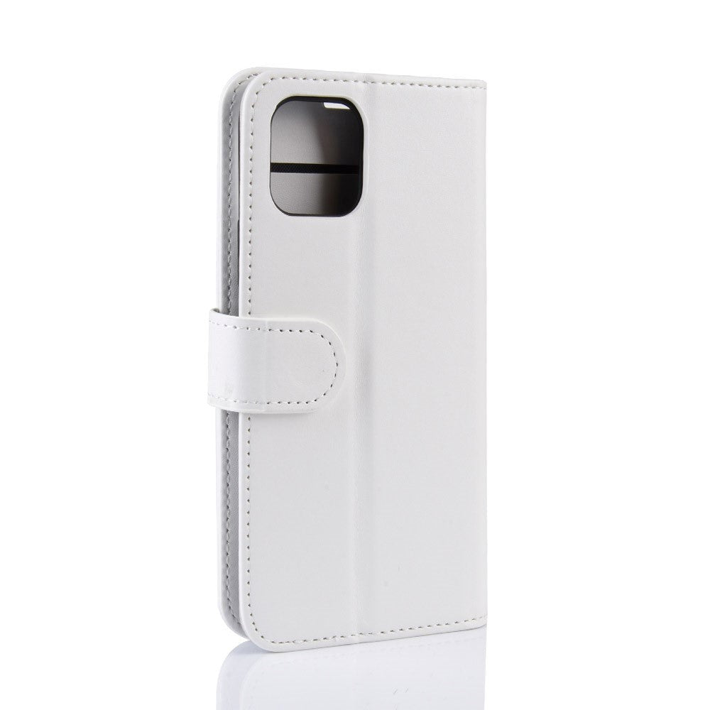 iPhone 11 Pro Læder Flip Cover m. Pung - Hvid