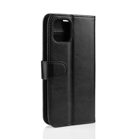 iPhone 11 Pro Læder Flip Cover m. Pung - Sort