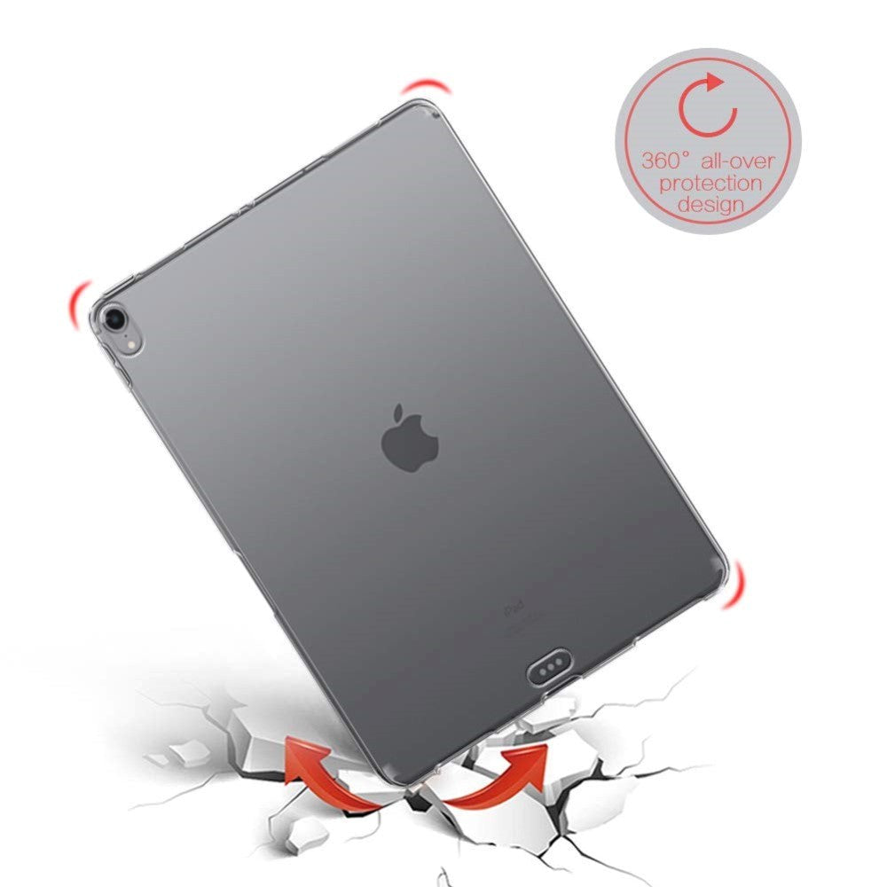 iPad Air 10.9-11" (2024-2020) / Pro 11" (2022-2018) Cover - Clear TPU Cover - Gennemsigtig