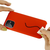 EIDERWOOD iPhone 11 Pro Silikone Cover - Foret Inderside - Rød