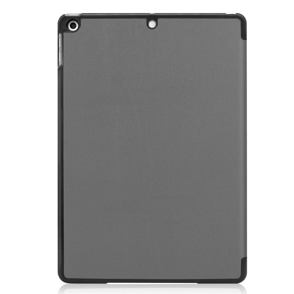 Apple iPad 10.2" (2021 / 2020 / 2019) Læder Flip Cover m. Stand - Grå