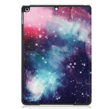 iPad 10.2" (2021 / 2020 / 2019) Tri-Fold Flip Cover I Læder - Galaxy