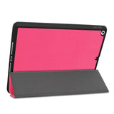 iPad 10.2" (2021 / 2020 / 2019) Læder Cover m. Holder Til Apple Pencil - Pink