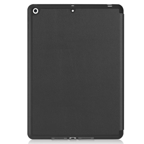 iPad 10.2" (2021 / 2020 / 2019) ENKAY Tri-Fold Læder Cover m. Apple Pencil Holder Holder Sort