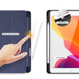 iPad 10.2" (2021 / 2020 / 2019) Cover - DUX DUCIS DOMO Series Quality Case - Mørkeblå