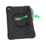 iPad 10.2" (2021 / 2020 / 2019) Børnecover - m. Bærefunktion & Stander - Sort