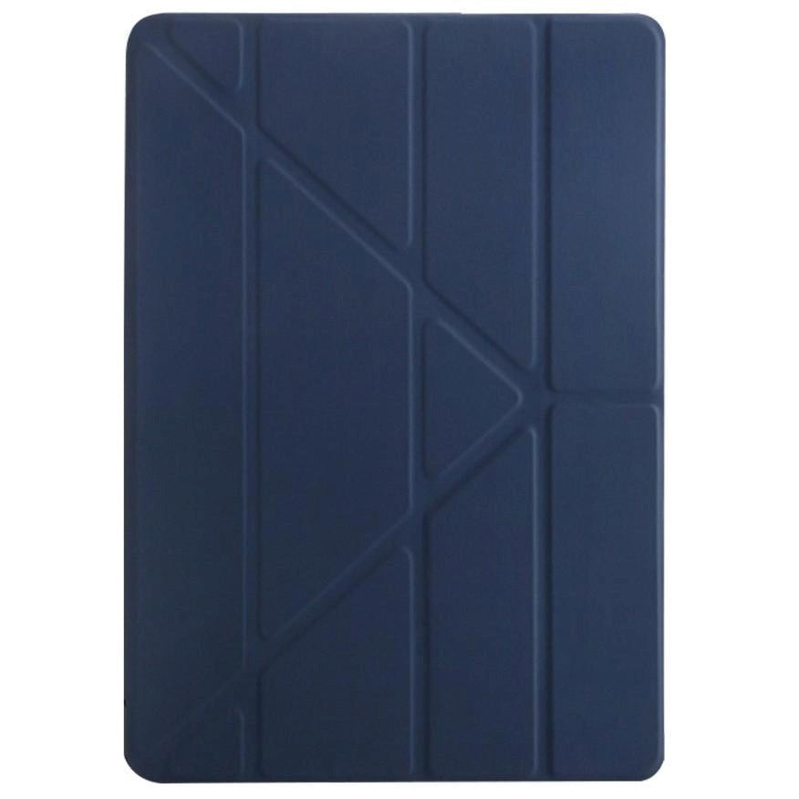 iPad 10.2 (2021 / 2020 / 2019) Cover - Fleksibelt Origami Cover - Mørkeblå