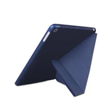 iPad 10.2 (2021 / 2020 / 2019) Cover - Fleksibelt Origami Cover - Mørkeblå